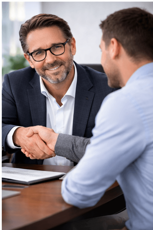 Persönliche Beratung in der Rheinkanzlei